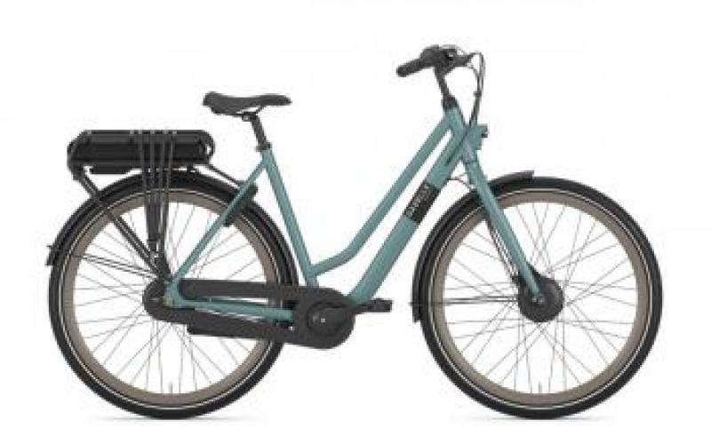 <p>Voorwielmotor zorgt voor makkelijk fietsen met lichte inspanning.&nbsp;Solide en sterke stads e-bike, ook vanwege ge&iuml;ntegreerde verlichting.&nbsp;Van &euro;1999,- voor &euro;1799,-&nbsp;met inruil*</p>

