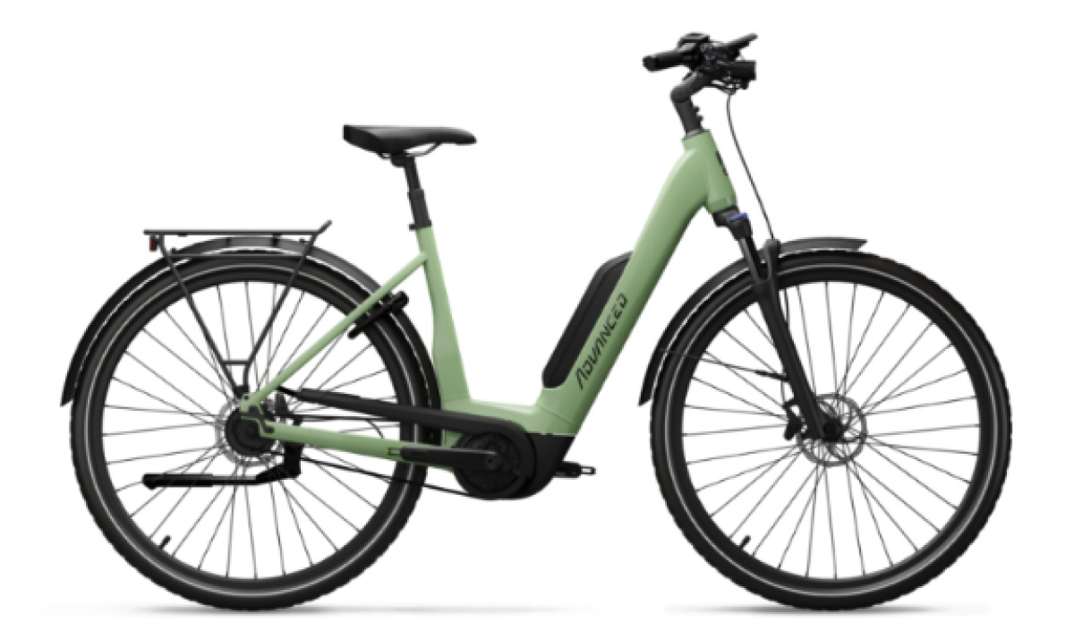 Advanced Ebike Das Original TOUR Plus Wave 55  Perf. 50 / 545 Wh / Intuvia 100, Basil Green Glossy