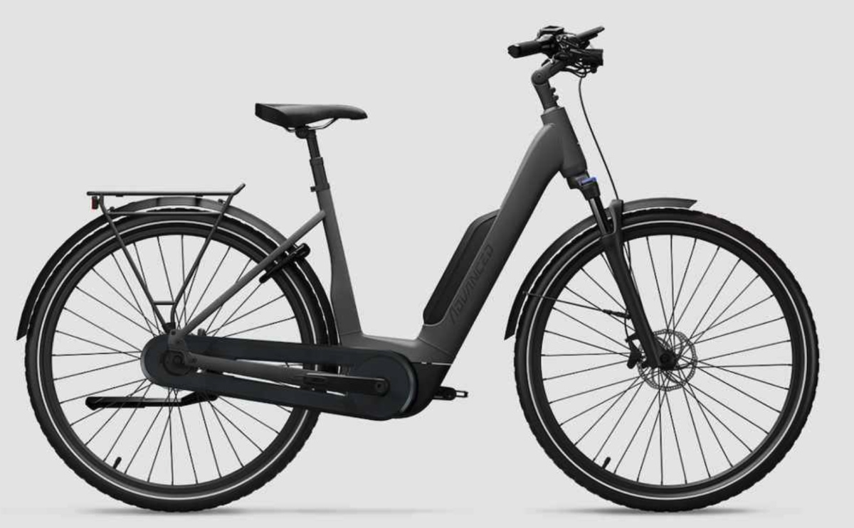 Advanced Ebike Das Original TOUR Plus Wave 45 Perf. 50 / 545 Wh / Intuvia 100 , Coal Grey Matt