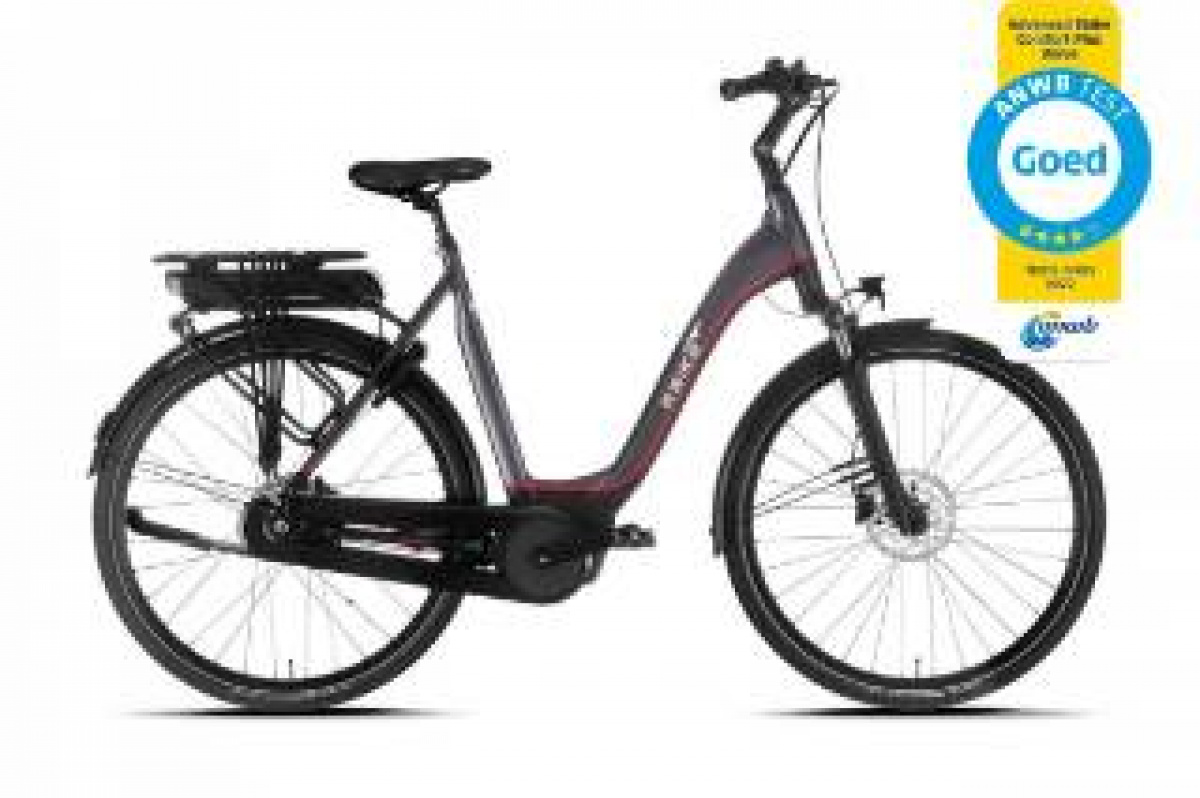 Advanced Ebike Das Original Comfort Plus 400Wh, Titan Grey - Black - Red Matt