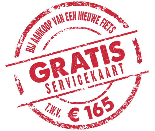 Gratis service kaart t.w.v. €165