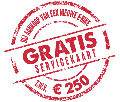 Gratis service kaart t.w.v. €250